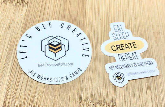 Bee Creative Vinyl Sticker
