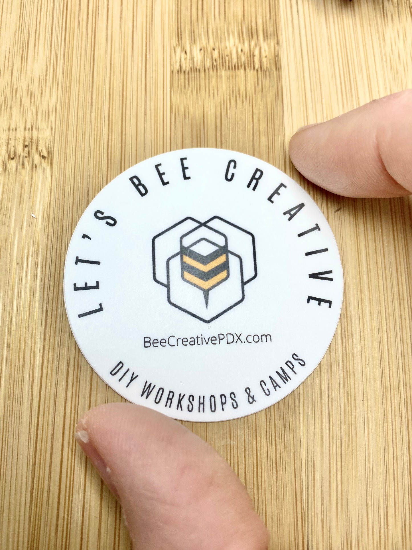 Bee Creative Vinyl Sticker