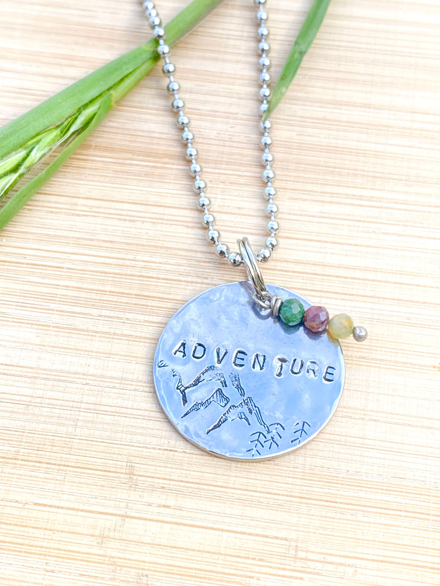 Adventure Stamped Necklace